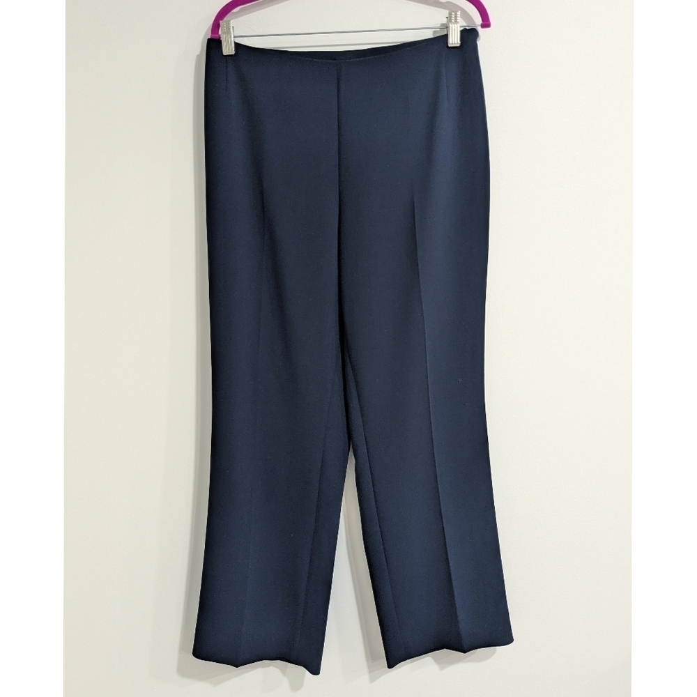 AKRIS Straight Leg Wool Pant